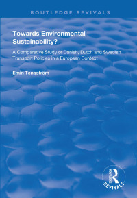 Omslagafbeelding: Towards Environmental Sustainability? 1st edition 9781138365407