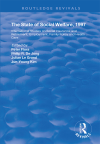 Titelbild: The State and Social Welfare, 1997 1st edition 9781138363724