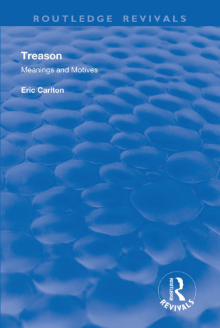 Imagen de portada: Treason 1st edition 9781138362574