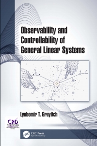 Cover image: Observability and Controllability of General Linear Systems 1st edition 9781138353152