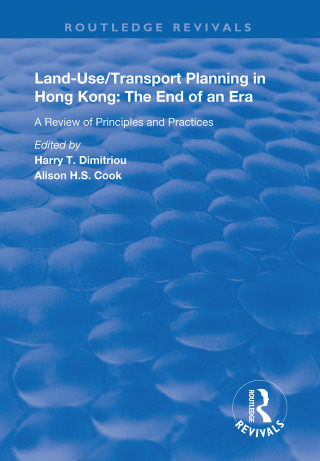 Cover image: Land-use/Transport Planning in Hong Kong 1st edition 9781138361935