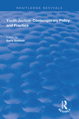 Cover image: Youth Justice 1st edition 9781138360020