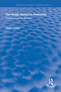 Cover image: The Single Market in Insurance 1st edition 9781138360136