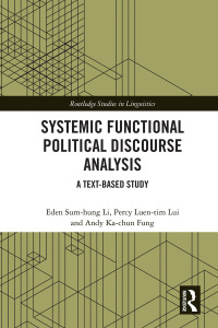 Titelbild: Systemic Functional Political Discourse Analysis 1st edition 9781138359710