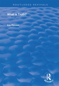 Imagen de portada: What is Truth? 1st edition 9781138359123