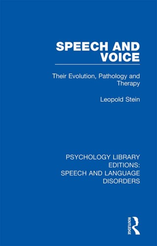 Immagine di copertina: Speech and Voice 1st edition 9781138358898