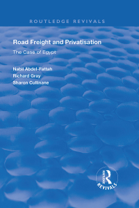 Cover image: Road Freight and Privatisation 1st edition 9781138352438