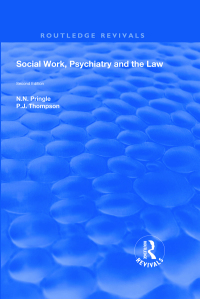 Imagen de portada: Social Work, Psychiatry and the Law 1st edition 9781138351721