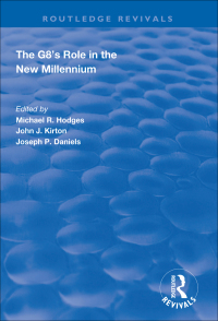 صورة الغلاف: The G8's Role in the New Millennium 1st edition 9781138350588