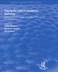 Immagine di copertina: Taking the Liberal Challenge Seriously 1st edition 9781138350502