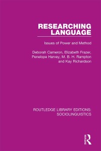 Titelbild: Researching Language 1st edition 9781138349704