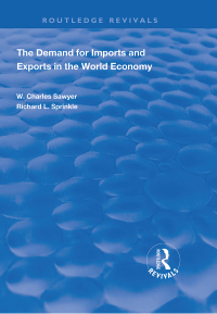 Imagen de portada: The Demand for Imports and Exports in the World Economy 1st edition 9781138349650