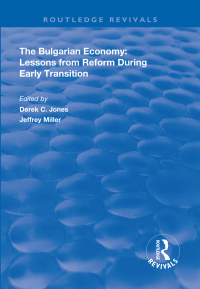 Cover image: The Bulgarian Economy 1st edition 9781138349612