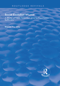 Cover image: Social Evolution of Love 1st edition 9781138347922