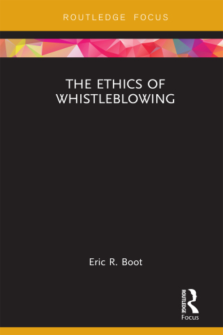 Cover image: The Ethics of Whistleblowing 1st edition 9781138343696