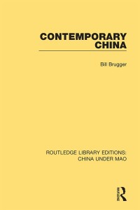 Imagen de portada: Contemporary China 1st edition 9781138343610