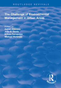 Imagen de portada: The Challenge of Environmental Management in Urban Areas 1st edition 9781138343559