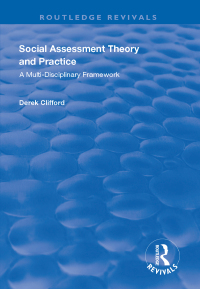 表紙画像: Social Assessment Theory and Practice 1st edition 9781138342996