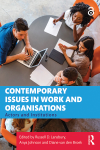 Cover image: Contemporary Issues in Work and Organisations 1st edition 9781138341920