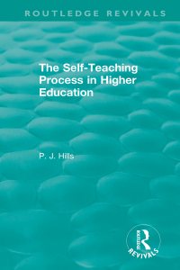 Cover image: The Self-Teaching Process in Higher Education 1st edition 9781138340367