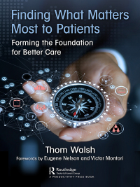 صورة الغلاف: Finding What Matters Most to Patients 1st edition 9781138339873