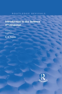 Cover image: Introduction to the Science of Language 4th edition 9781138339217