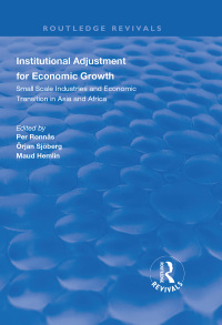 Imagen de portada: Institutional Adjustment for Economic Growth 1st edition 9781138338647