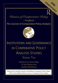 Cover image: Institutions and Governance in Comparative Policy Analysis Studies 1st edition 9781138332744