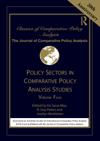 Imagen de portada: Policy Sectors in Comparative Policy Analysis Studies 1st edition 9781032081885