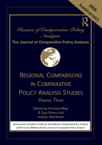 Imagen de portada: Regional Comparisons in Comparative Policy Analysis Studies 1st edition 9781138332683