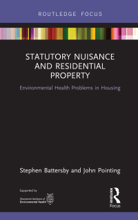 Imagen de portada: Statutory Nuisance and Residential Property 1st edition 9781138338135