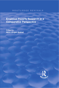 Imagen de portada: Empirical Poverty Research in a Comparative Perspective 1st edition 9781138313514