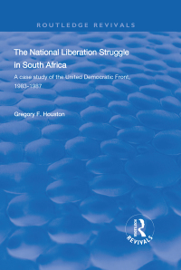 Cover image: The National Liberation Struggle in South Africa 1st edition 9781138336490