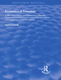 Imagen de portada: Economics of Transition 1st edition 9781138335752