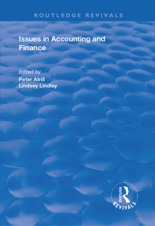 Cover image: Issues in Accounting and Finance 1st edition 9780367001537