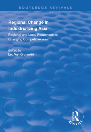 Cover image: Regional Change in Industrializing Asia 1st edition 9780367000394