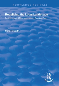 Cover image: Rebuilding the Local Landscape 1st edition 9780367000059