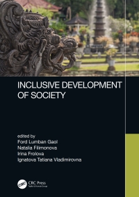 صورة الغلاف: Inclusive Development of Society 1st edition 9781138334762