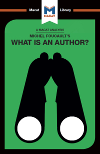 Imagen de portada: An Analysis of Michel Foucault's What is an Author? 1st edition 9781912453535