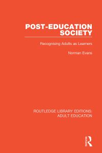 Omslagafbeelding: Post-Education Society 1st edition 9781138334014