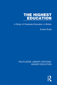 Cover image: The Highest Education 1st edition 9781138333680