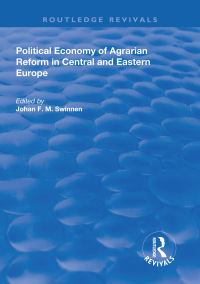 Cover image: Political Economy of Agrarian Reform in Central and Eastern Europe 1st edition 9781138332751