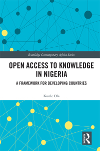 Cover image: Open Access to Knowledge in Nigeria 1st edition 9780367665173