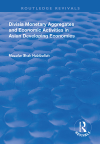 صورة الغلاف: Divisia Monetary Aggregates and Economic Activities in Asian Developing Economies 1st edition 9781138331396