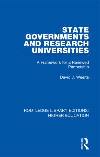 Cover image: State Governments and Research Universities 1st edition 9781138330917