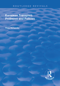 Cover image: European Transport 1st edition 9781138313699