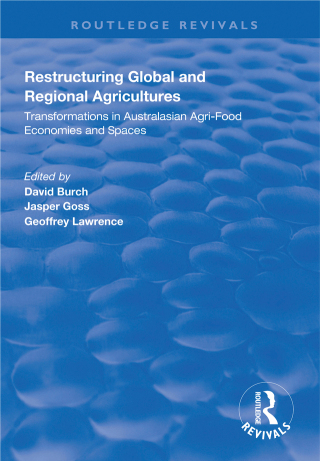Cover image: Restructuring Global and Regional Agricultures 1st edition 9781138328884