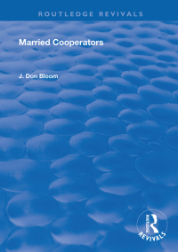 Imagen de portada: Married Cooperators 1st edition 9781138327764
