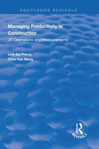 Cover image: Managing Productivity in Construction 1st edition 9781138327689