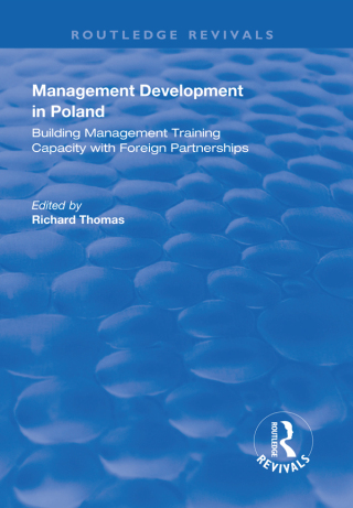 Cover image: Management Development in Poland 1st edition 9781138325210